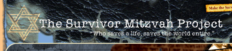 Donate to the Survivor Mitzvah Project and help an elderly survivor of the Holocaust
