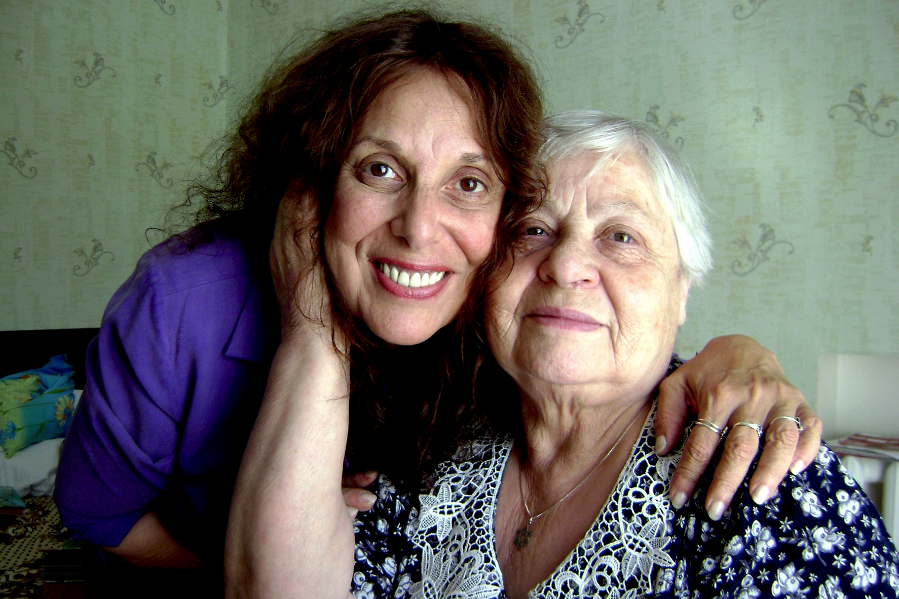 Zane Buzby and Eva KAlgina Semyonovna in Belarus Bringing relief to Holocaust Survivors